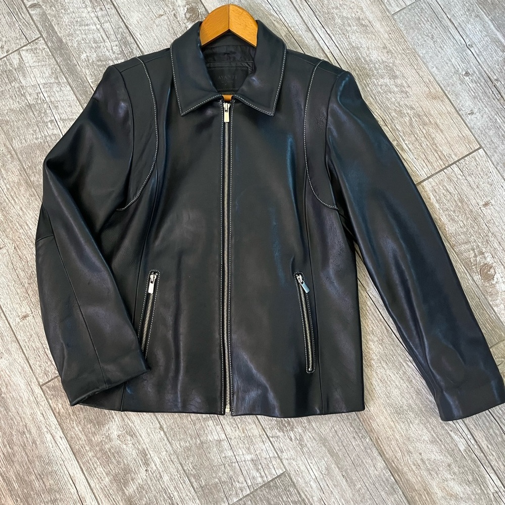 AVANTI Leather Moto Jacket